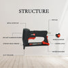 KIMSING K-7116 Pneumatic 22 Gauge 3/8" Crown Fine Wire Stapler
